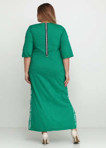 Зеленое кэжуал платье Tessy с рисунком