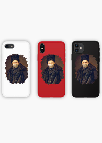 Чехол силиконовый Apple Iphone 8 plus Тарас Шевченко Карантин (Taras Shevchenko Quarantine) Белый (6154-1427) MobiPrint (219534492)