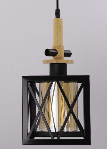 Люстра стельова підвісна в стилі LOFT (лофт) 12302/1-br Чорний 40х16х16 см. Handmade (234538158)