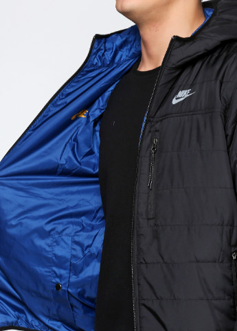 Черная демисезонная куртка двусторонняя Nike