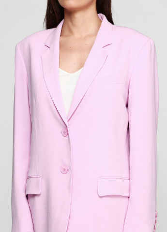 Розовый женский жакет DKNY однотонный - демисезонный