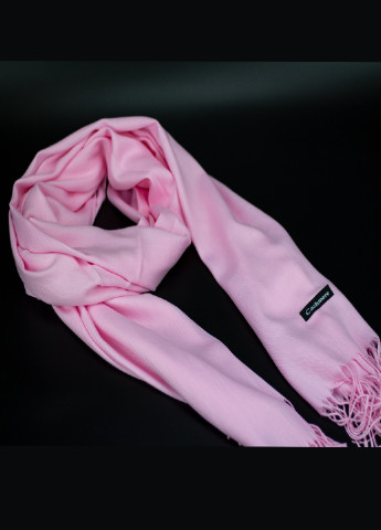 Жіночий кашеміровий шарф, розовий Cashmere S92013 однотонний рожевий кежуал акрил, кашемір