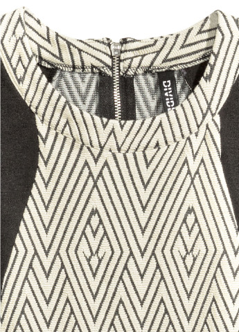 Черно-белое кэжуал платье футляр H&M