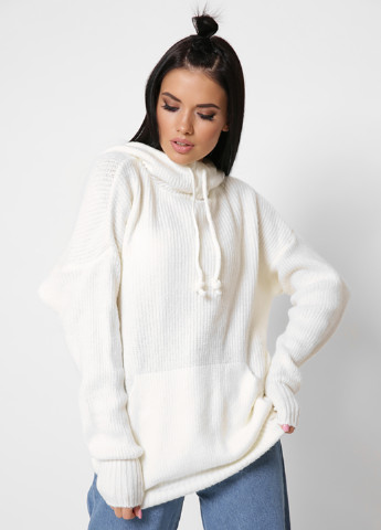 Белый демисезонный свитер Carica
