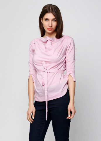 Розовая демисезонная блуза Folgore Milano