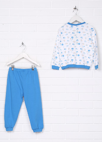 Голубая всесезон пижама (свитшот, брюки) Faggottino