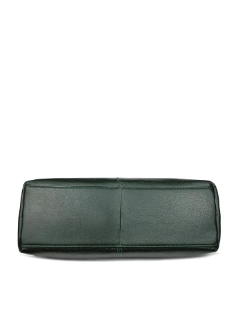Классическая удобная женская сумка на молнии зеленая большая 35*32*11 Fashion (251853928)