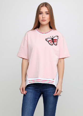 Світло-рожева літня футболка Animagemella