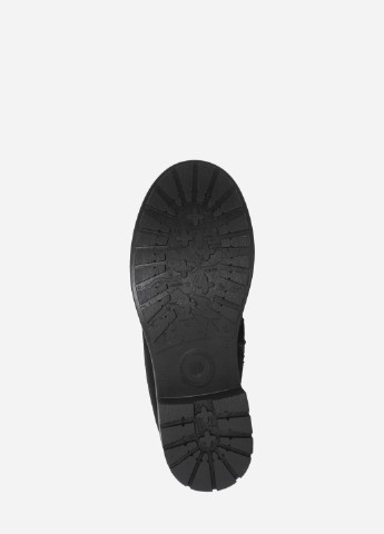 Зимние ботинки re2502-11 черный El passo из натуральной замши