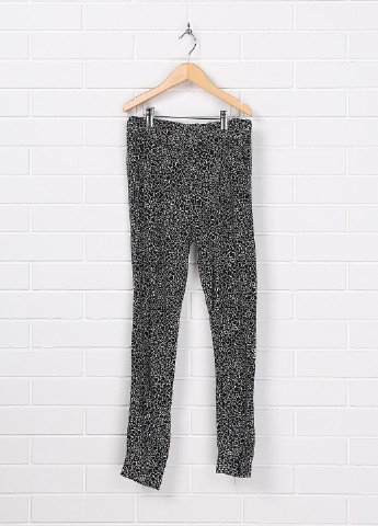 Черно-белые кэжуал летние джоггеры брюки H&M
