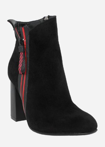 Осенние ботинки re2458-11 черный El passo из натуральной замши