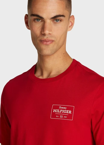 Червона футболка Tommy Hilfiger