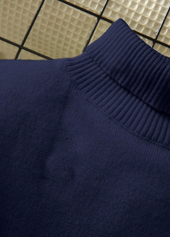 Темно-синий демисезонный свитер SHEIN