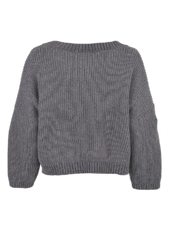 Сірий демісезонний джемпер пуловер LOVE REPUBLIC