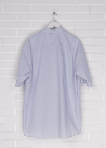 Голубой кэжуал рубашка в полоску Casa Moda