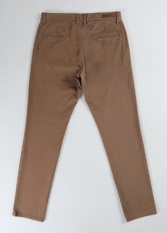 Светло-коричневые кэжуал демисезонные чиносы брюки Colin's