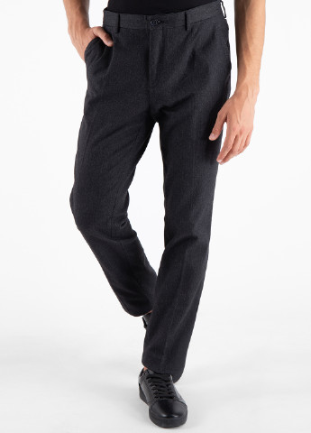 Темно-серые кэжуал демисезонные брюки DOLCE&GABBANA