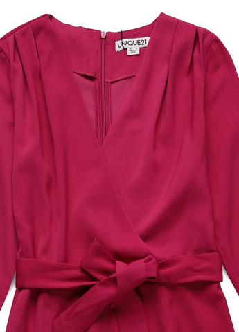 Комбинезон Unique 21 однотонный фиолетовый кэжуал полиэстер