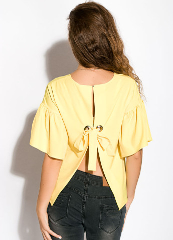 Желтая летняя блуза Time of Style