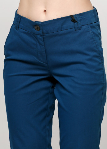 Синие кэжуал демисезонные брюки Zero