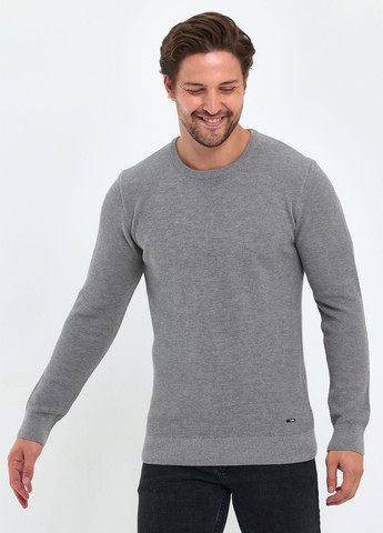 Сірий демісезонний светр джемпер Trend Collection