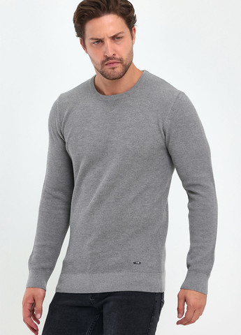 Сірий демісезонний светр джемпер Trend Collection