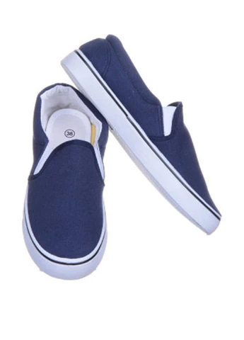 Синие слипоны Pretty shoes