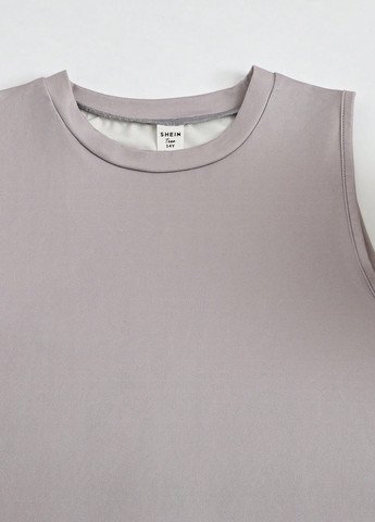 Серая всесезон пижама (майка, шорты) майка + шорты SHEIN