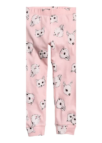 Рожева всесезон пижама (лонгслив, брюки) H&M