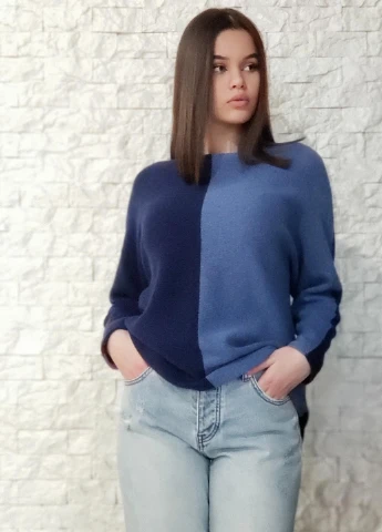 Синий демисезонный джемпер джемпер Cashmere blend