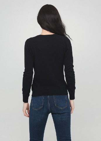 Черный демисезонный пуловер пуловер Alpha Massimo Rebecchi