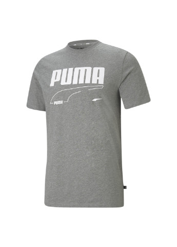Сіра футболка rebel men's tee Puma