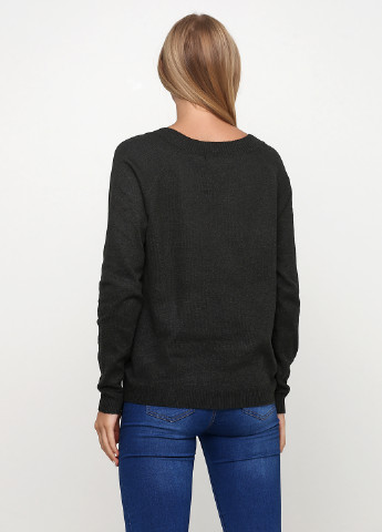 Темно-серый демисезонный пуловер пуловер Vero Moda