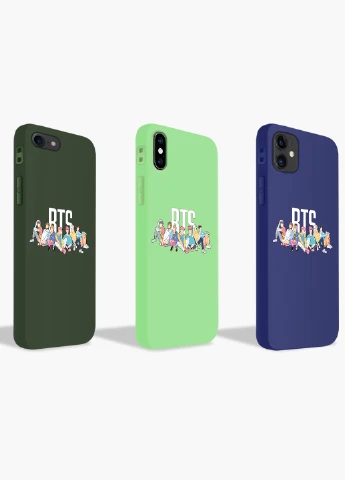 Чохол силіконовий Apple Iphone 8 БТС (BTS) (6151-1061) MobiPrint (219333726)
