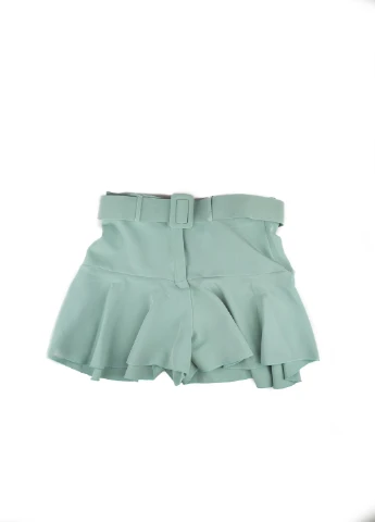 Оливковая (хаки) однотонная юбка Boohoo