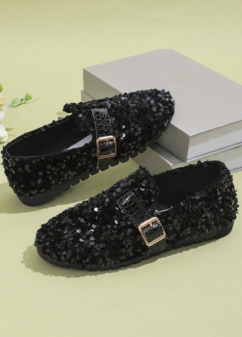 SHEIN Туфли черный з текстиль, китай — демисезон (331034894)