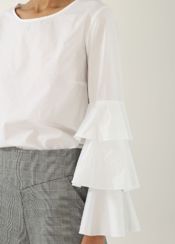 Белая демисезонная блуза Pimkie