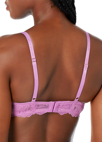 Сиреневый бралетт бюстгальтер Emporio Armani с косточками полиамид