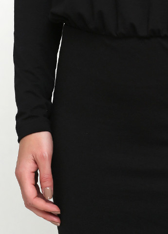 Черное кэжуал платье футляр Desires однотонное
