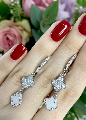 Серьги Silver Flame (152533074)