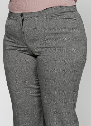 Серые классические демисезонные прямые брюки George