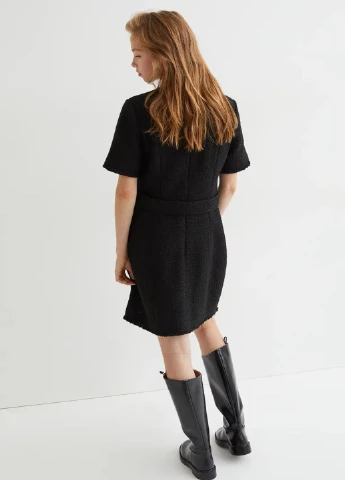 Чорна повсякденний сукня H&M