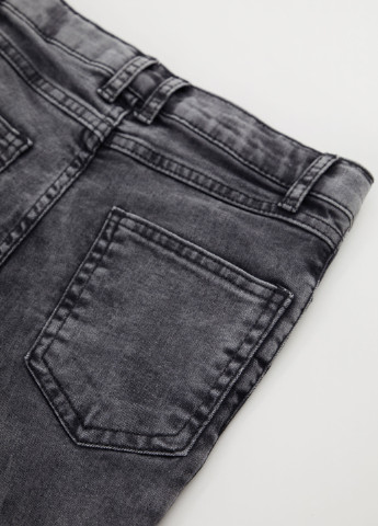 Штани DeFacto завужені чорні джинсові бавовна