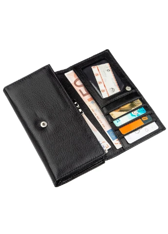Жіночий шкіряний гаманець-візитниця 17х9 см st leather (229460307)