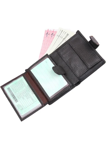 Чоловік шкіряний гаманець 9,5х14 см Vintage (229460564)