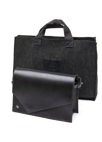 Жіноча шкіряна сумка 24х16,5х9 см Grande Pelle (250096767)