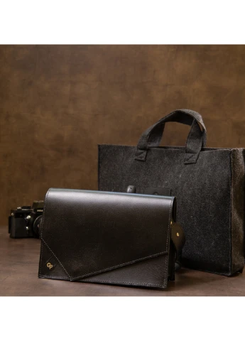 Жіноча шкіряна сумка 24х16,5х9 см Grande Pelle (250096767)