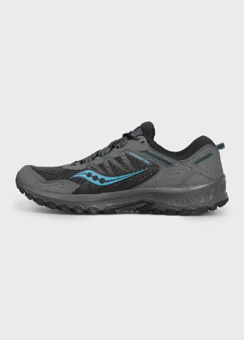 Серые всесезонные темно-серые кроссовки versafoam excursion tr13 Saucony