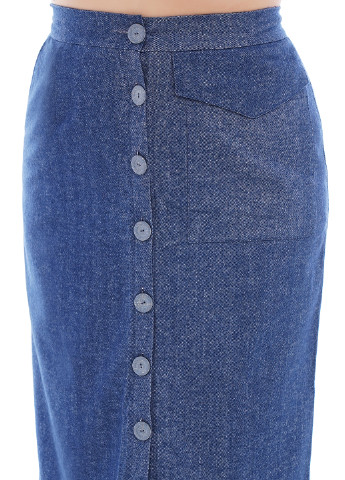 Синяя джинсовая юбка AURA макси