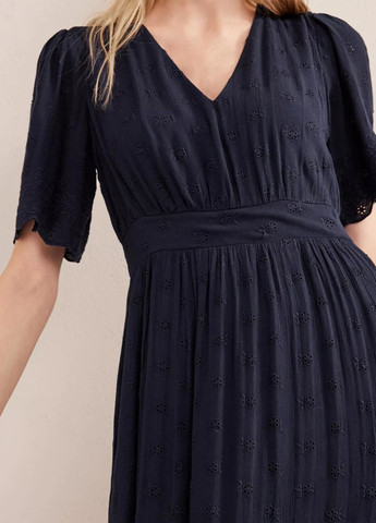 Темно-синя святковий, кежуал сукня кльош Boden однотонна